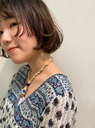 ショート パーマ モダーン北鎌倉所属・中溝 アカリのヘアスタイル