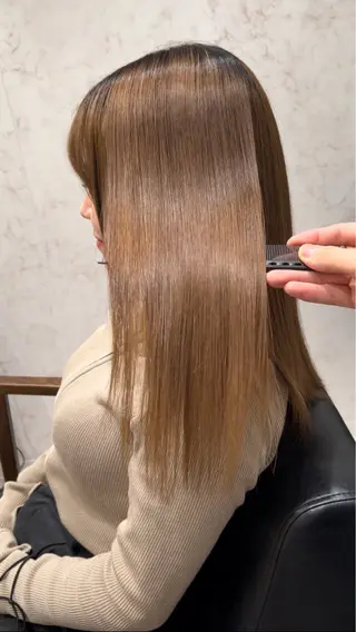 ロング 髪質改善ストレート Kantaのヘアスタイル