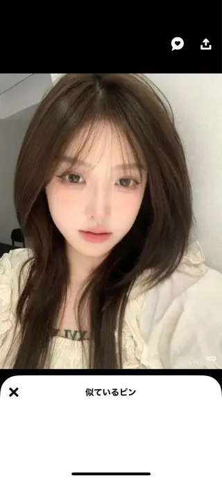 カラー 🤍ベージュ/透明感 韓国ヘア/まりん🤍のヘアスタイル