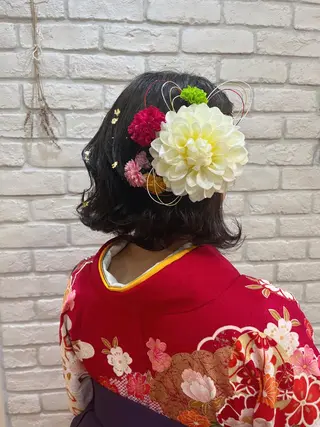 ショート カラー ヘアアレンジ ブリーチなし/ レイヤー🌿runaのヘアスタイル