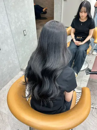 ロング カラー HINAKI🎀 縮毛矯正モデル募集中のヘアスタイル