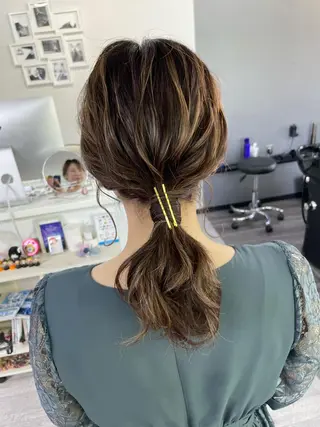 ヘアアレンジ オノ アカネのヘアスタイル