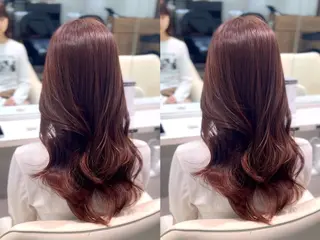 ロング 韓国ヘア透明感カラー / マイカ🍒のヘアスタイル