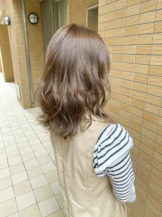 ミディアム カラー 髪質改善 ヒデのヘアスタイル