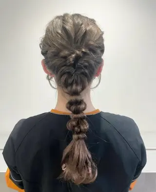 ロング ヘアアレンジ BeBe /スタイリストのヘアスタイル