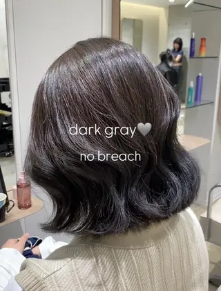 ミディアム オリーブ🌿ブリーチ なし◎Azusaのヘアスタイル