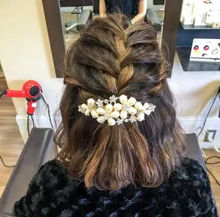 ミディアム ヘアアレンジ okuda yuukiのヘアスタイル