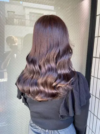 ロング カラー ヘアアレンジ 💖うる艶カラー💖 モデル募集💖のヘアスタイル