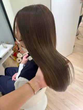 ロング カラー ParveMix🎀 稲垣詞葉のヘアスタイル