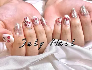 カラー July Nail 新横浜駅のネイルデザイン