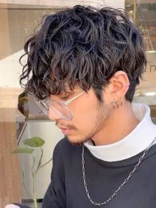パーマ 池谷 玲哉のヘアスタイル