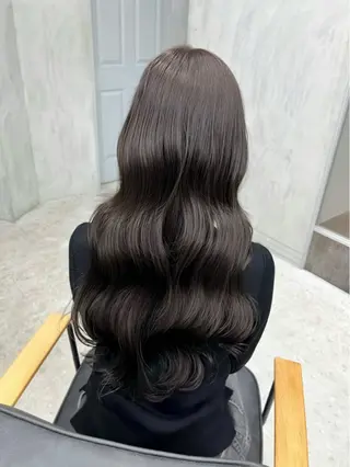 ロング 新宿📍韓国ヘア 🇰🇷透明感カラーのヘアスタイル