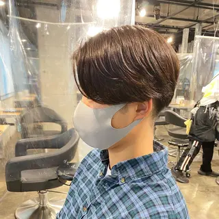 ショート パーマ メンズ 🟦ニュアンス/メン ズパーマ横浜🟦のヘアスタイル