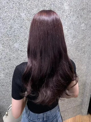 セミロング カラー 🌙米谷 拓海のヘアスタイル