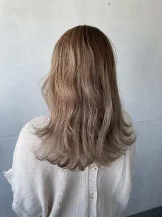 ロング カラー かわさき ともやのヘアスタイル
