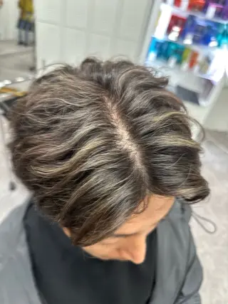 カラー ヘアアレンジ メンズ 久米 治仁のヘアスタイル