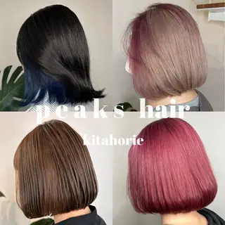 ショート カラー peakshair所属・艶々になる髪質改善 𝒀𝑼𝑻𝑶のヘアスタイル