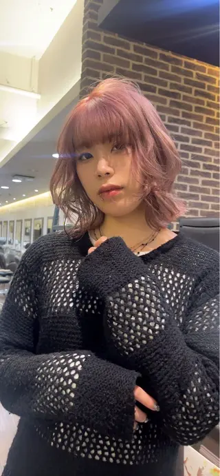 ミディアム カラー designcolo r/似合わせNOKAのヘアスタイル