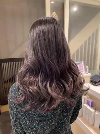 ロング 🌈評価No.1🌈 艶髪カラー❌エクステのヘアスタイル