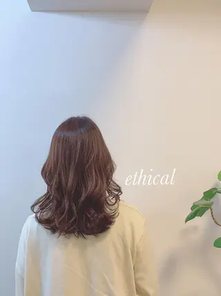 ロング カラー 【エシカル】 HOSOMIのヘアスタイル