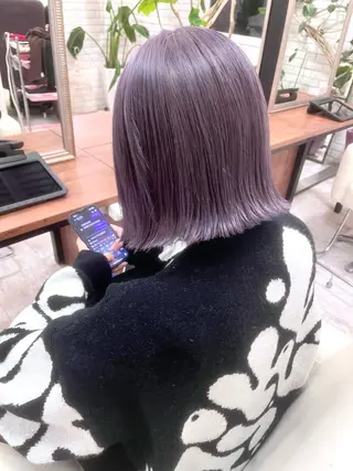 ショート カラー ヘアアレンジ ブリーチなし/ レイヤー🌿runaのヘアスタイル