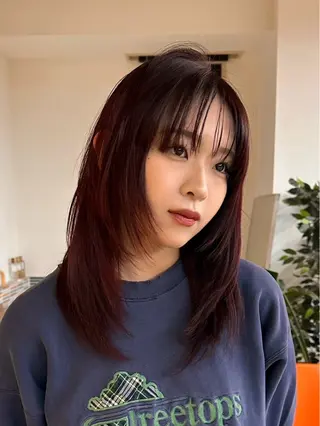 ミディアム カラー ★cope'u chidori★のヘアスタイル