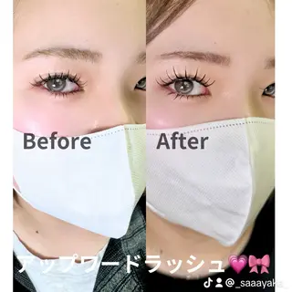 マツエク・マツパ 大阪福島 韓国まつげ Sayaka🤍🐩のマツエク・マツパデザイン