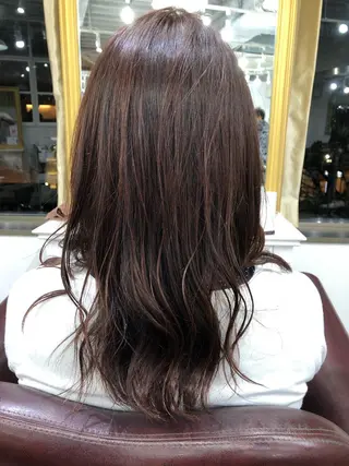 セミロング カラー レイヤー×髪質改善✨ 渋谷/佐藤侑哉のヘアスタイル