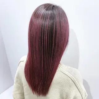 セミロング カラー 三戸 修平のヘアスタイル