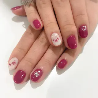 ネイル 🎀12/08ご予約 ◎ 本田 知美🎀のネイルデザイン