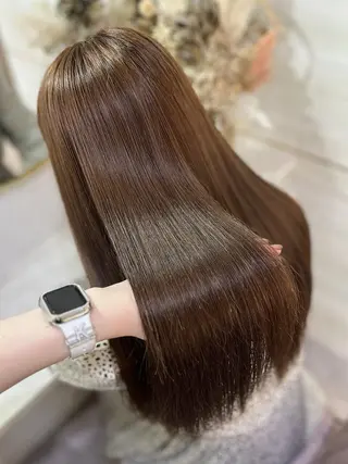 ロング カラー 🩶mana🩶艶髪 /カラーオンカラーのヘアスタイル