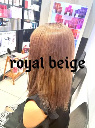 セミロング カラー 🥇メンズパーマ /縮毛矯正/木村神心のヘアスタイル