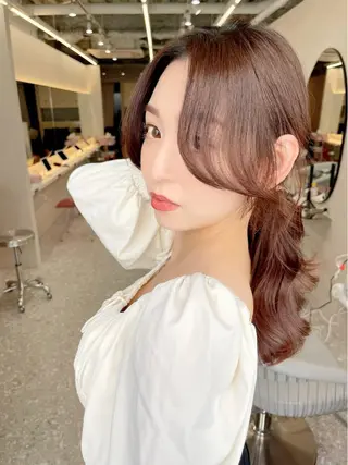 ロング 新宿/韓国レイヤー/ 髪質改善/佐藤航のヘアスタイル