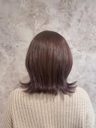 ミディアム カラー 【ショート・ボブ】 *CHIAKI*のヘアスタイル