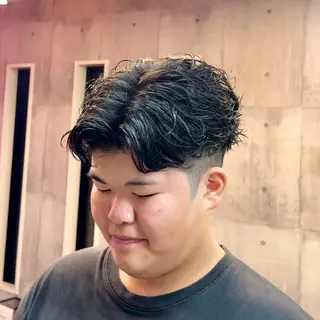 ショート パーマ ヘアアレンジ メンズ ✂️メンズパーマ✂️ カラー◎/相模大野のヘアスタイル