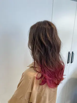 セミロング カラー Kazu .Kのヘアスタイル