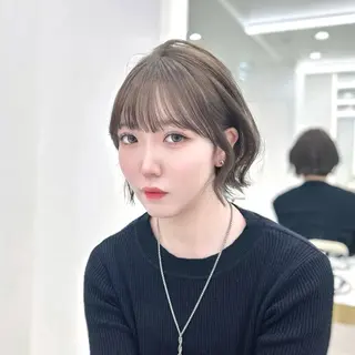 ショート 韓国顔まわり/前髪 /レイヤー/いつきのヘアスタイル