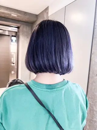ショート カラー morrow by suntown所属・💙AKANE ハイトーン特化💙のヘアスタイル