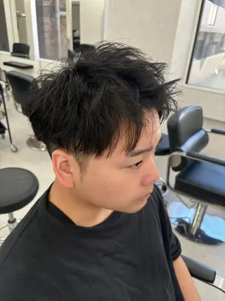 ショート メンズ 岩井 虎大郎のヘアスタイル