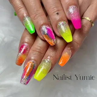 ネイル Setsalon Churaku Nailist Yumie所属・【沖縄市安慶田】 🤍Yumieのネイルデザイン