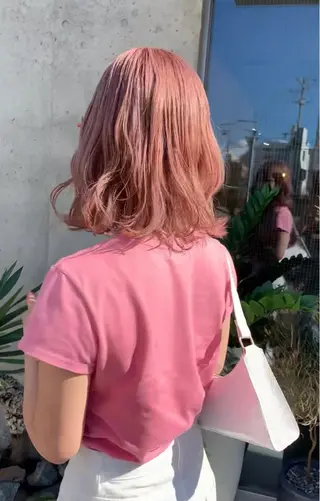 カラー SOYONなんば所属・難波/ハイトーン特化 🎀MIU🎀のヘアスタイル