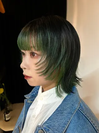 ミディアム カラー suiu所属・カラーモデル募集中♪ nanamiのヘアスタイル