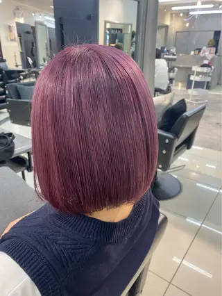 ショート カラー ハイトーンカラー が絶対可愛い✨泰聖✨のヘアスタイル