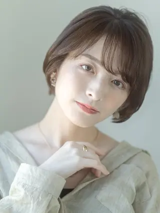 ショート カラー 🎀ハイトーン/レイ ヤー/Reina🎀のヘアスタイル