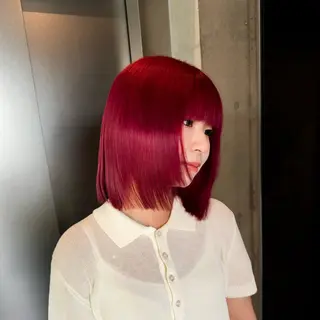 ショート カラー 自分だけの/暖色/ レイヤー/ゆいかずきのヘアスタイル
