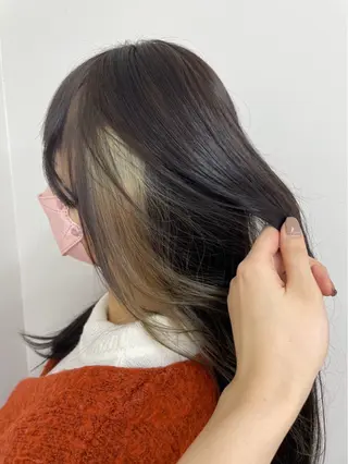カラー 南舘 由奈のヘアスタイル