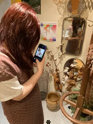 カラー 木村 百花のヘアスタイル