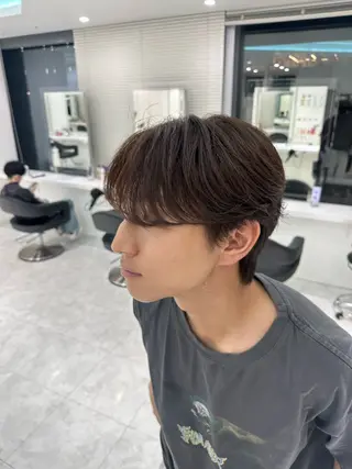 カラー メンズ 🐺メンズパーマ マッシュ　あさひ🐺のヘアスタイル