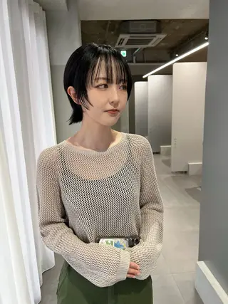 ショート 🐺立川のウルフ屋 さん🐺おかみ🐺のヘアスタイル