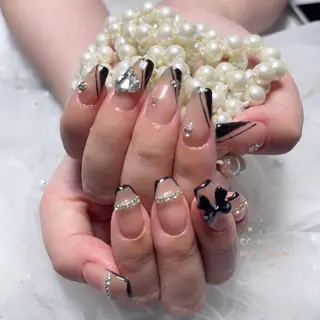 ネイル CC  NaNa ワンホンネイル🌙Nのネイルデザイン